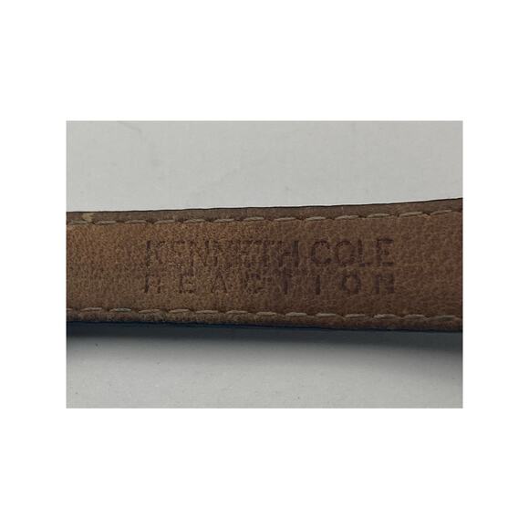 Kenneth Cole Reaction Women's Watch 22mm - Adjustable Leather Band - New Battery - Picture 6 of 10